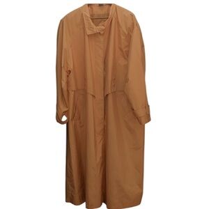 Vintage Maggie Lawrence Collection women’s 18/20 yellow/gold long trench coat